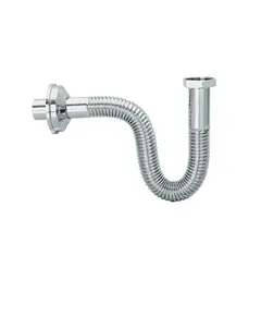 Viospiral Ορειχάλκινο Σιφώνι Νιπτήρα Εύκαμπτο με Έξοδο 32χιλ. Ασημί 14-5140/S