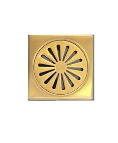 Ανοξείδωτη Σχάρα Δαπέδου 12 Χ 12 Χρυσή 15-01425/BG Viospiral