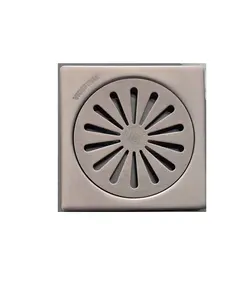 Σχάρα Ανοξείδωτη Τετράγωνη Gun Metal 12 X 12 15-01425/GM Viospiral