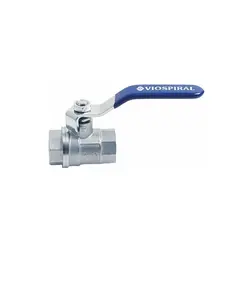 Viospiral 41-1501 Βάνα / Διακόπτης Ευθεία 1/2" Σφαιρική Ολικής Ροής με Χερούλι Θηλυκό