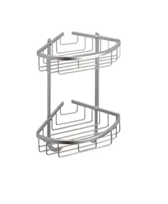 Σπογγοθήκη - Σχάρα Χρωμέ Γωνιακή Διπλή Bella NOVO 24-2310 Viospiral
