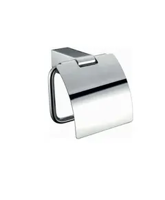 Χαρτοθήκη Μπάνιου Μέ Καπάκι Χρωμέ 24-09002 Beta Novo Viospiral