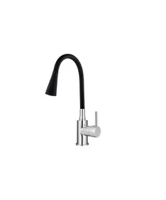 Μπαταρία Πάγκου Κουζίνας Εναλασσόμενης Ροής Μέ Εύκαμπτο Ρουξούνι Μαύρη 38-01701 Elemis Viospiral