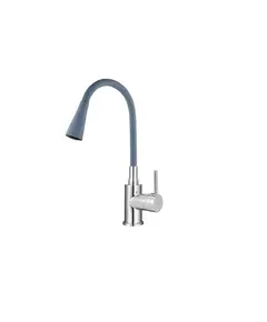 Μπαταρία Πάγκου Κουζίνας Εναλασσόμενης Ροής Μέ Εύκαμπτο Ρουξούνι Γκρί 38-01708 Elemis Viospiral