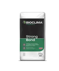 Κόλλα Θερμομονωτικών Πλακών 25 Κιλών Λευκή Strong Bond Climawall Bioclima