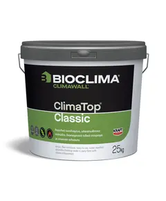 Παστώδες Τελικό Επίχρισμα Λευκό 5 Κιλών Κ10 (1MM) Κοκκομετρίας Climatop classik Climawall Bioclima