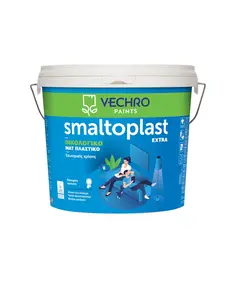 Πλαστικό Χρώμα Οικολογικό Εσωτερικής Χρήσεως 10 lt Λευκό Smaltoplast Vechro