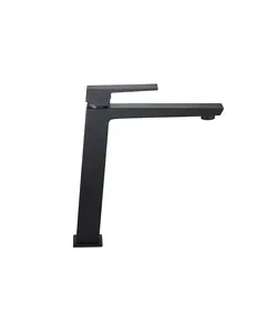 Αναμεικτική Μπαταρία Νιπτήρα Ψηλή 00-08003/B Pietra Black Matt Modea Viospiral