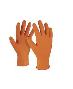Γάντια Νιτριλίου Πορτοκαλί Κουτί 50 ΤΜΧ.Χωρίς Πούδρα Ενισχυμένα Αντιολισθητική Επφάνεια Capriol