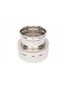 Μετατροπή Καμινάδας Μονωμένης-Αμόνωτης 100-150 Aisi 316 Αντιμαγνητική Inoxshell