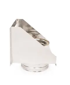 Τριγωνική Βάση Στήριξης Καμινάδας Φ230 Aisi 316 BA Αντιμαγνητική Inoxshell