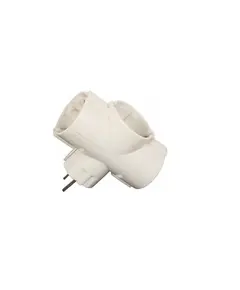 Αντάπτορ Σταυρός Σούκο 3 Θέσεων Λευκός OEM