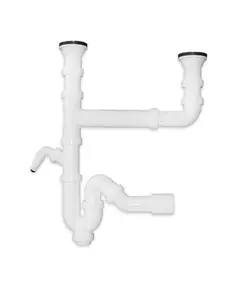 Σιφώνι Νεροχύτου Διπλό Μέ Βαλβίδες Βαρέως Τύπου 55-9105/S Viospiral