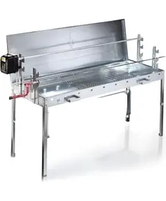 Ψησταριά Αρνιού Μονοκόμματη Μέ Καπάκι Bf 10443 Μέ Μοτέρ Σούβλες Καί Δίχαλα Βιοφάν