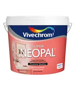 Πλαστικό Χρώμα Λευκό Super Neopal 375 ml Βιβεχρώμ