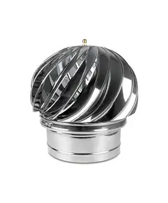 Καπέλο Καμινάδας Τζακιού Ανοξείδωτο Aisi 304 Ba Βαρέως Τύπου Φ-190 Αρσενικό Inoxshell