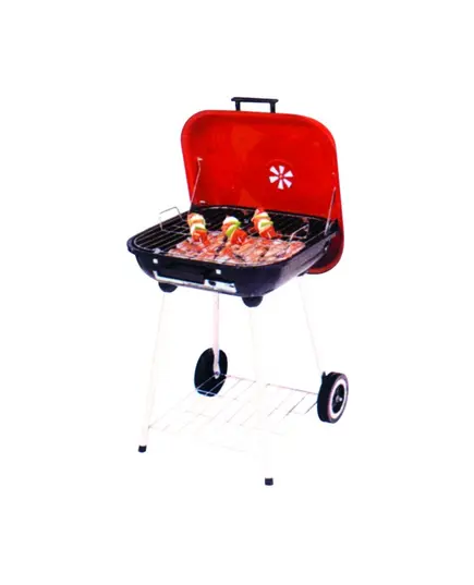 Ψησταριά Εμαγιέ Τετράγωνη Μέ Καπάκι 10401