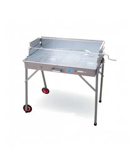 Ψησταριά Κάρβουνου Λυόμενη Γαλβανιζέ Μέ Πλάτη Γ 10470 Βιοφάν