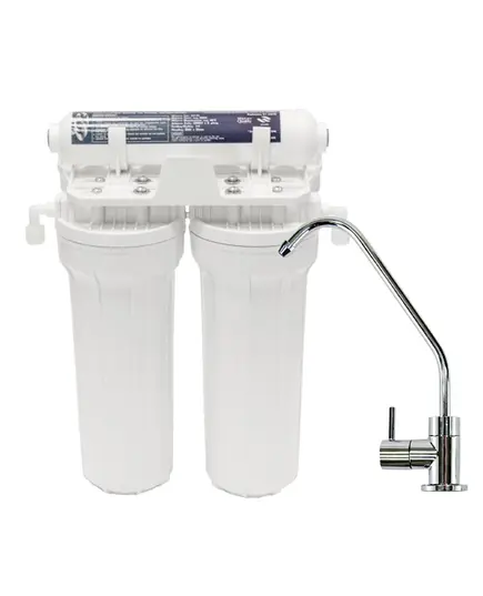 Συσκευή Φίλτρου Νερού Κάτω Πάγκου 9΄΄3/4 Τριών Σταδίων 01-02410 Μέ Βρυσάκι Aqua