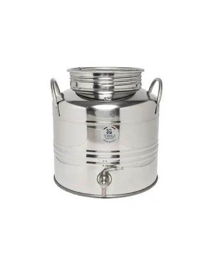 Δοχείο Λαδιού Ανοξείδωτο Ιταλίας 15 Λίτρα 15000 TRE.I SRL