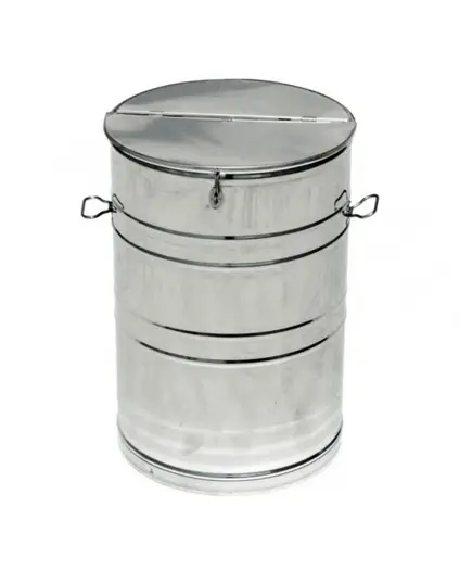 Δοχείο Λαδιού Ανοξείδωτο 50 Κιλών Μισοκάπακο 15011 Βιοφάν
