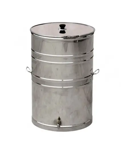 Δοχείο Λαδιού Ανοξείδωτο Ανοιχτό Καπάκι 100 Κιλών 15022 Βιοφάν
