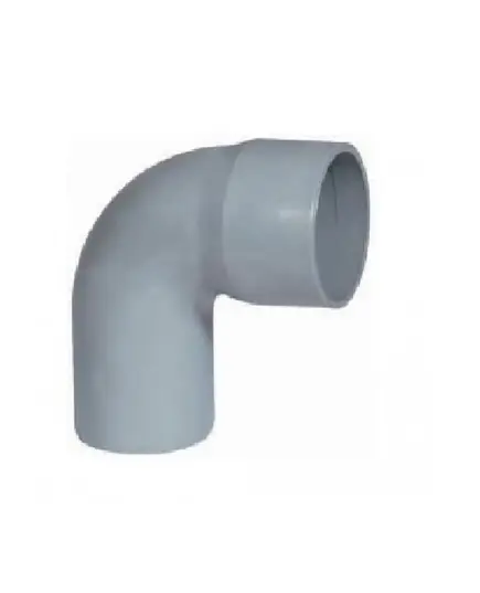 Γωνία PVC Κλειστή 90 Μοιρών Φ125 Drivaplast