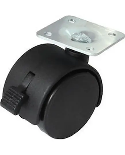 Ρόδα Επίπλων Διπλή 40 mm Φρένου 41726 FF Group