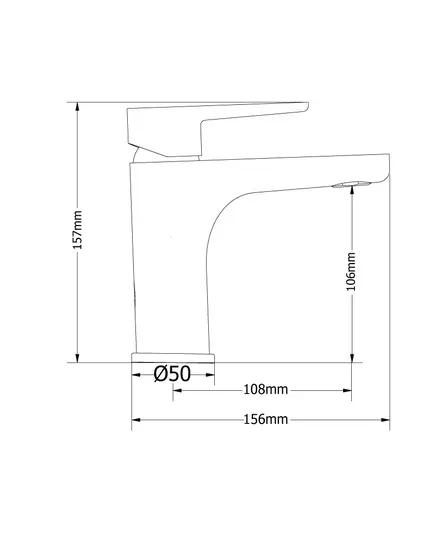 Μπαταρία Νιπτήρα Αναμεικτική Optima 00-2500 Modea Viospiral