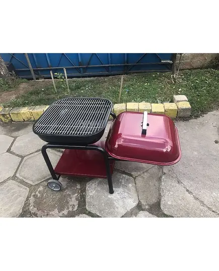 Ψησταριά Κεραμική Βαρέως Τύπου Μέ Καπάκι Καί Ράφι 10405 Βιοφάν