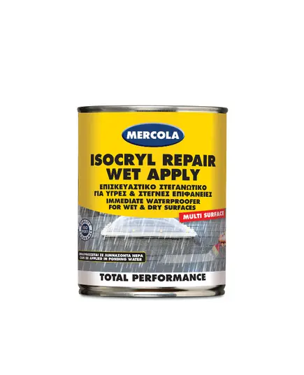 Επισκευαστικό Στεγανωτικό Υγρών Καί Στεγνών Επιφανειών Isocryl Repair Wet Apply 750 ml Mercola