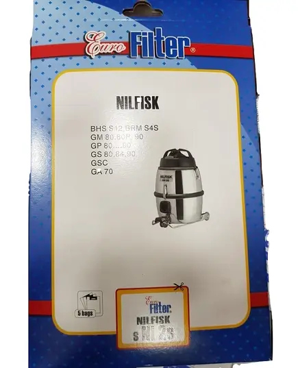 Ανταλλακτικές Σακούλες Ηλεκτρικής Σκούπας Γερμανίαs S NI 2s Nilfisk  Eurofilter