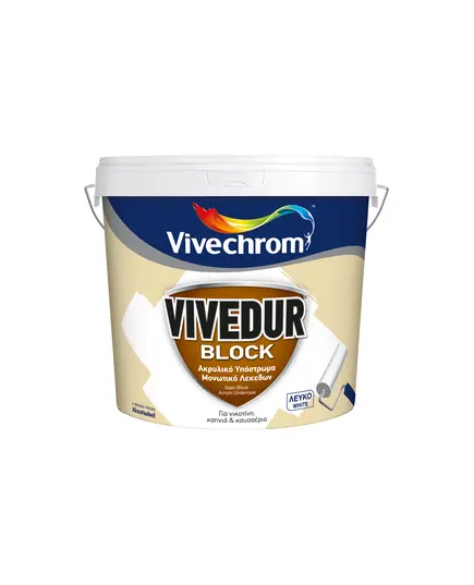 Μονωτικό Λεκέδων Vivedur Block 0.75lt Βιβεχρώμ