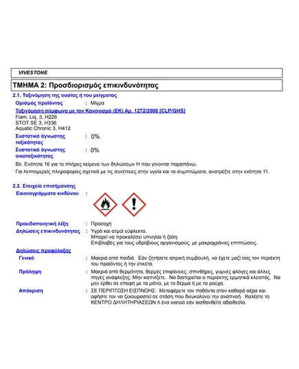 Ακρυλικό Βερνίκι Πέτρας Vivestone 0.75 lt Βιβεχρώμ