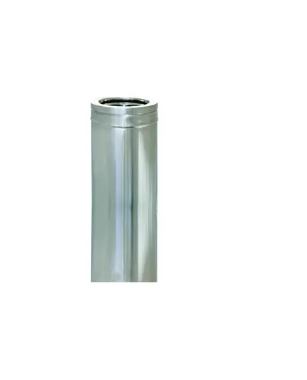 Σωλήνας Καπνοδόχος Διπλού Τοιχώματος Ανοξείδωτος 0.50 Μέτρα Aisi 304 BA Φ200-Φ250 Inoxshell