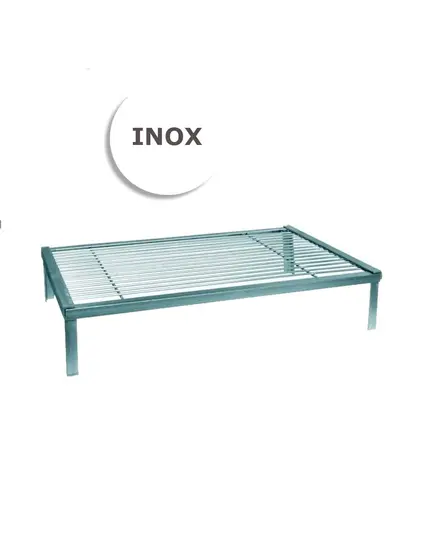 Σχάρα Μπάρμπεκιου Ανοξείδωτη 37 Χ 60 Βαρέως Τύπου 10175 Βιοφάν