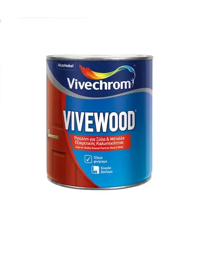 Ριπολίνη Διαλύτη 2.5 Lt Vivewood Γυαλιστερή Βιβεχρώμ