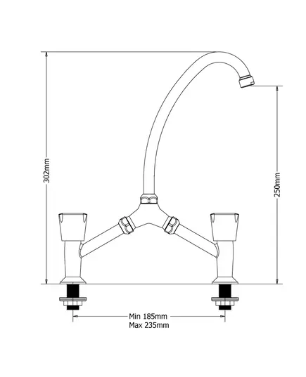 Μπαταρία Νιπτήρα Γέφυρα Βαρέως Τύπου 00-04301 Corona Modea Viospiral