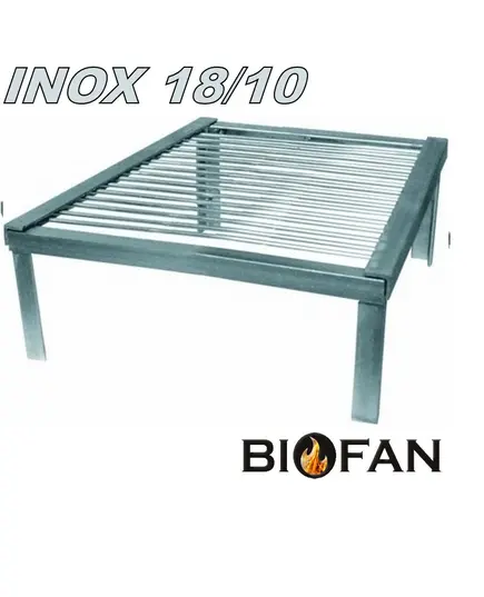 Σχάρα Μπάρμπεκιου Ανοξείδωτη 40 Χ 40 Βαρέως Τύπου 10179 Βιοφάν