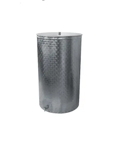 Δοχείο Λαδιού Ανοξείδωτο Ιταλίας 100 Λίτρα TRE.I SRL Inox 18/10 Ανοιχτό Καπάκι 15031 Βιοφάν