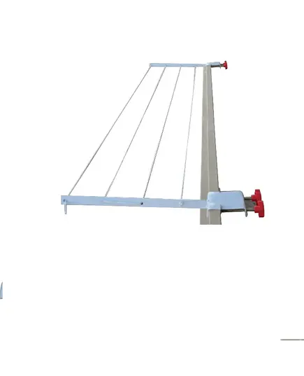 Απλώστρα Ρούχων Κάγκελου Βιδωτή Ενισχυμένη Αλουμινίου 300931 Profal