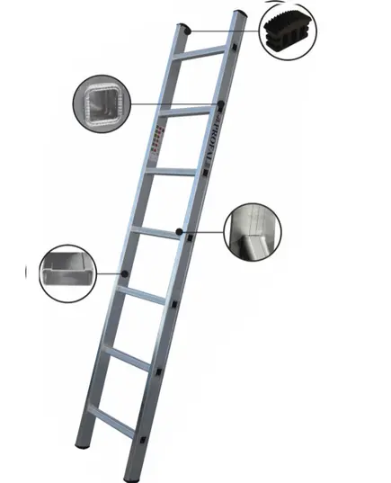 Σκάλα Αλουμινίου Ενός Τεμαχίου 1 Χ 18  Ελαφρού Τύπου 801118 Evo Profal