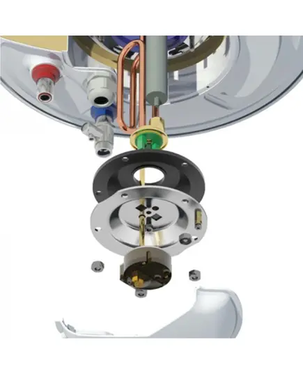 Ηλεκτρικός Θερμοσίφωνας 40 Λίτρα 3 KW 2100011662 Οριζόντιος Μέ Αντίσταση Αριστερά Nobel