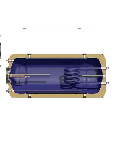 Ηλιακός Θερμοσίφωνας 300 lt/4.0 m² Glass Διπλής Ενέργειας με Επιλεκτικό Συλλέκτη 3400011975 Aelios CUS Nobel