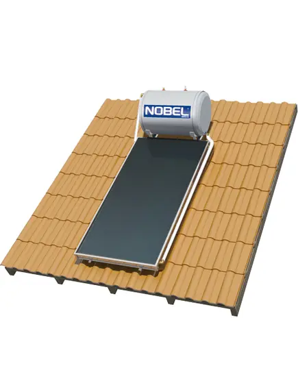 Ηλιακός Θερμοσίφωνας 120lt/1.5m² Glass Διπλής Ενέργειας με Επιλεκτικό Συλλέκτη 3400012995 Aelios CUS Nobel