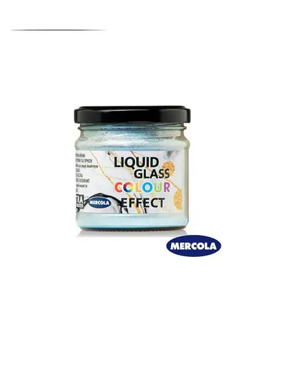 Συμπυκνωμένη Πάστα Λευκή Γιά Υγρό Γυαλί Liquid Glass Colour Pearl Effect 90 ml Mercola