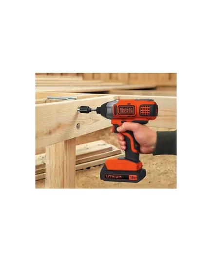 Σέτ Επαναφορτιζόμενο Δράπανο Μέ Παλμικό Κατσαβίδι 18 Volt BCK21S1S-QW Black & Decker