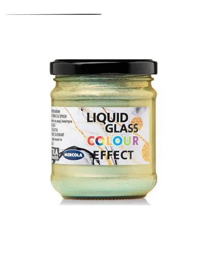 Συμπυκνωμένη Πάστα Χρυσή Γιά Υγρό Γυαλί Liquid Glass Colour Pearl Effect 90 ml Mercola