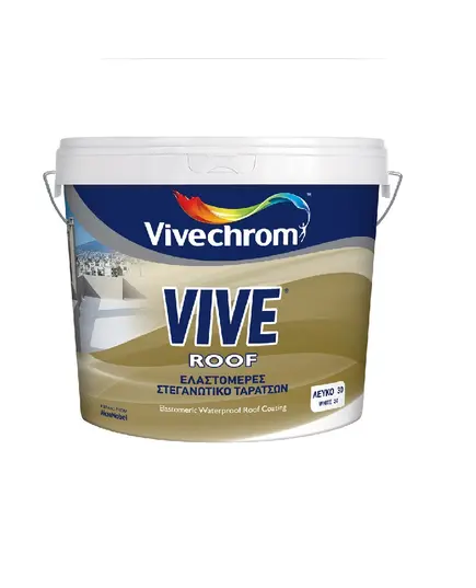 Στεγανωτικό Μονωτικό Ταρατσών 3 LT Vive Roof Βιβεχρώμ