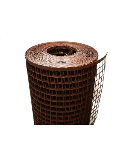 Πλαστικό Πλέγμα Μπαλκονιού Βαρέως Τύπου 1.20 Μέτρου Ελληνικό Ενισχυμένο Καφέ